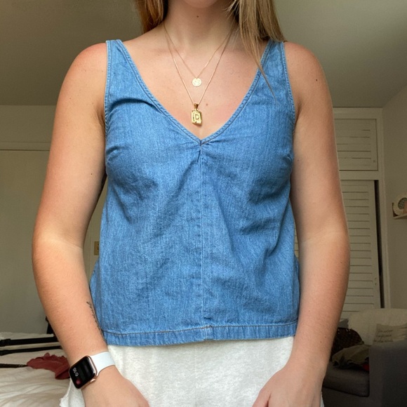 Denim tank top - Picture 1 of 3